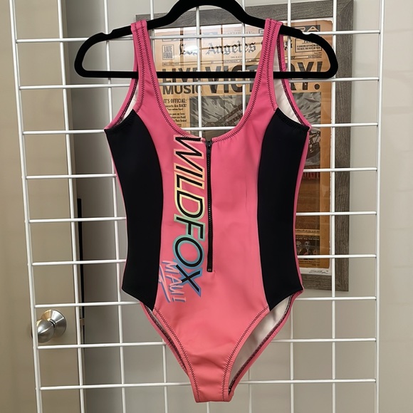 Wildfox Barbie swimsuit onepiece and jacket set - Picture 2 of 12